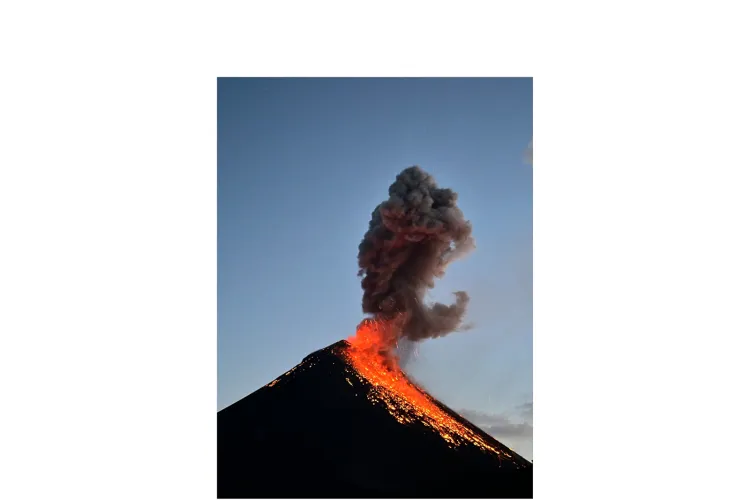 volcano eruption