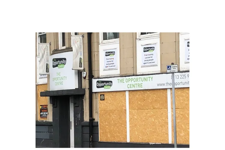 Building -'The Opportunity Centre' business closed permanently 